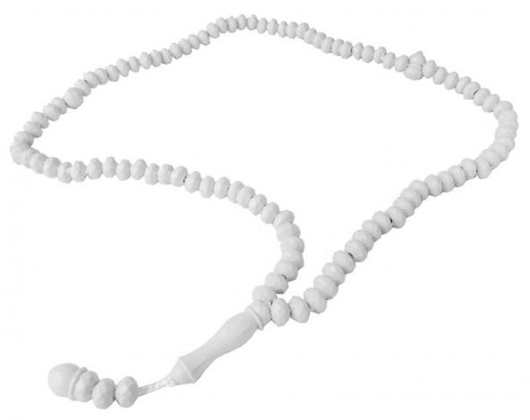 TESBİH KOKULU 99 LUK BEYAZ 50 ADET ürün görseli 1