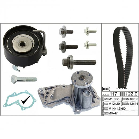 İna Ford Fiesta V 1.25 16V Triger Seti Devirdaimli 2002-2008 - 2