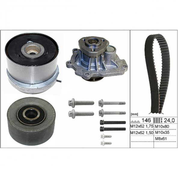 İna Opel Astra H 1.6 Benzin Triger Seti Valeo Devirdaimli 2004-2014 - Resim 2