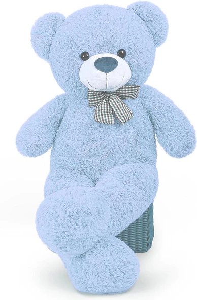 80 cm Papyonlu Peluş Ayıcık - % 100 YERLİ ÜRÜN - 3