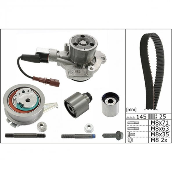 İna VW Tiguan 1.6 2.0 TDi Triger Seti Devirdaimli (Sensörlü) 2015-2021 - Resim 2