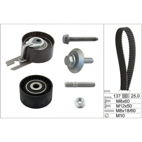 İna Peugeot 206 1.6 HDi Euro4 Triger Seti 2005-2007 - 2
