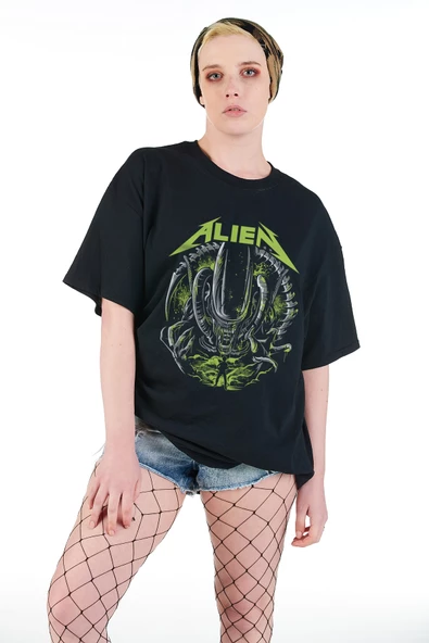 Alien Series Yaratık Serisi Unisex Premium Oversize T-Shirt