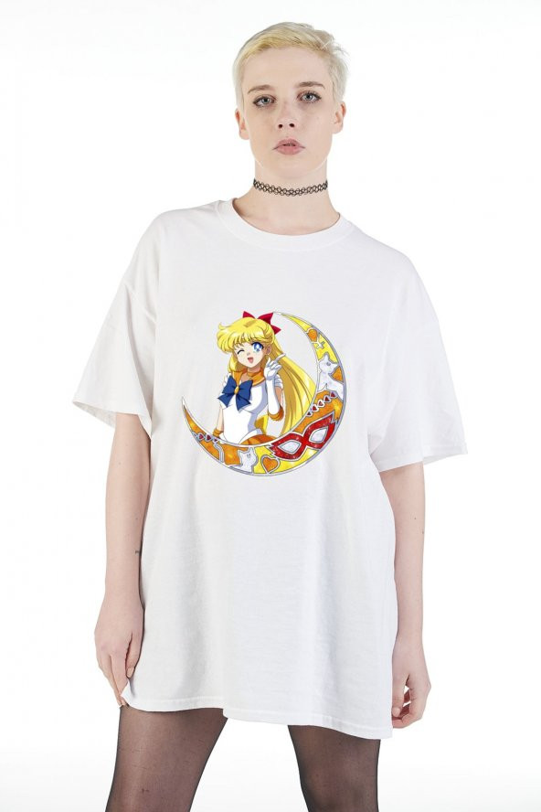 Sailor Venus Aino Minako Sailor Moon Unisex Oversize T-Shirt
