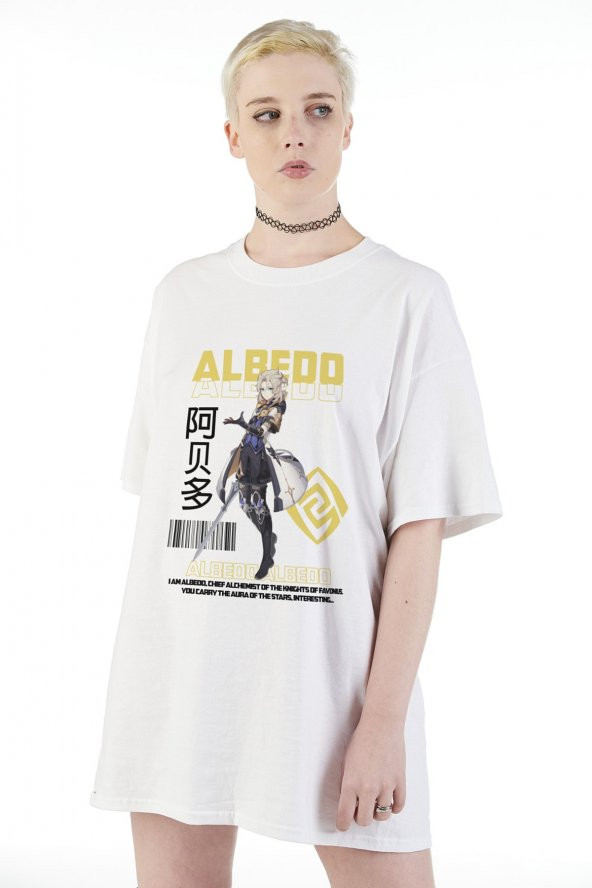 Albedo Genshin Impact Unisex Oversize T-Shirt