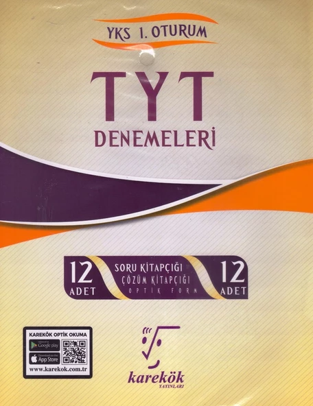 KAREKÖK TYT 12 Lİ FASİKÜL DENEME - 1