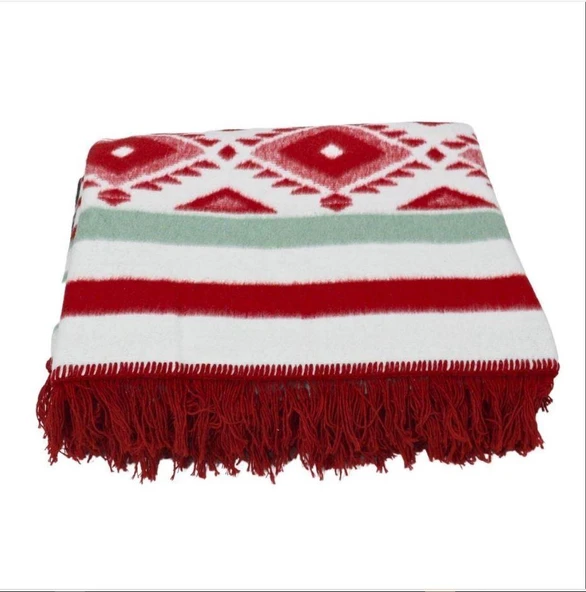 İpekçe Petra Çift Kişilik Pamuk Battaniye  Asorti Renkler 180*220 - Resim 7