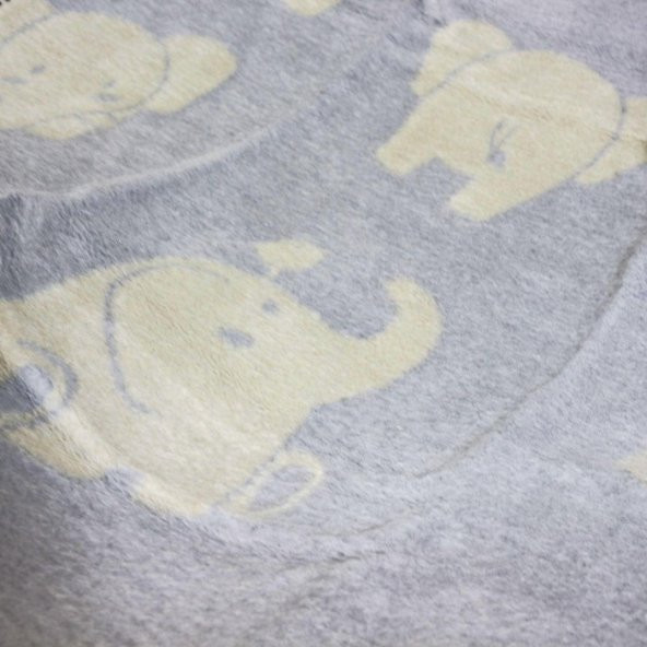 Bear Foot Pamuk Bebek Battaniyesi Mavi 100*75 - 3