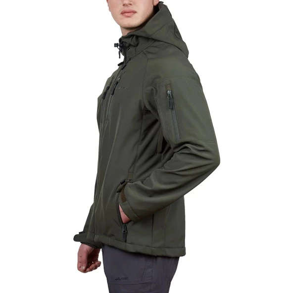 Alpinist Peak Softshell Erkek Outdoor Mont Haki (500401) - 8