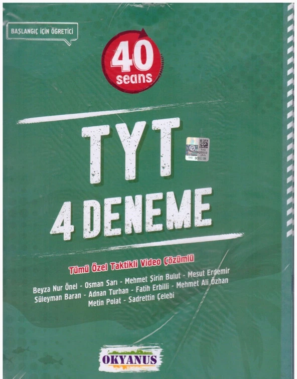 OKYANUS TYT 40 SEANS 4 DENEME