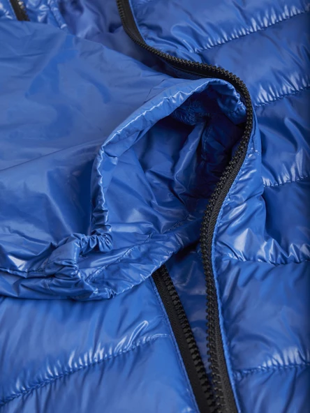 JACK JONES Erkek Rüzgar Geçirmez Parlak Puffer Mont 12241629 - 2