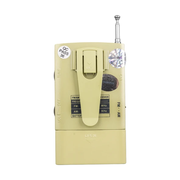 Sonivox Vs-r106 Gold Renk Mini Cep Radyosu Deprem Çantasına Uygun Fm Radyo Mutfak Radyosu - 2