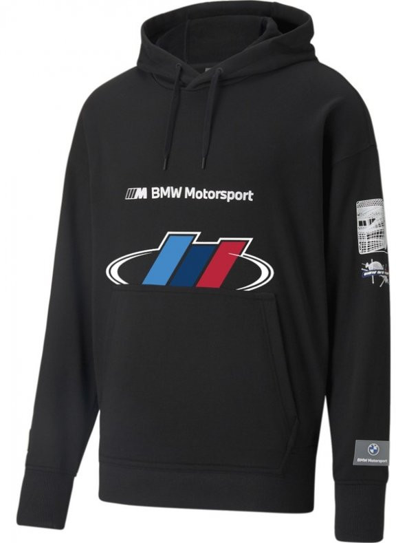 Puma Bmw Motorsport Erkek Siyah Sweatshirt 531125-01