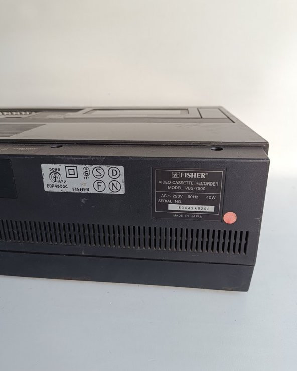 Fisher VBS-7500 Video Kaset Oynatıcı Recorder Sorunlu 2.El - 8
