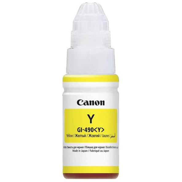 Canon GI-490Y Mürekkep Orj. - Yellow (70ml)