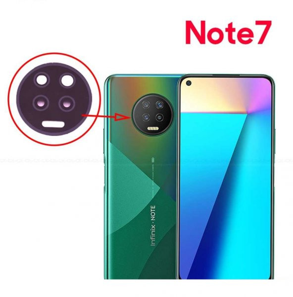 Infinix Note 7 Kamera Lensi Camı X690B-X690