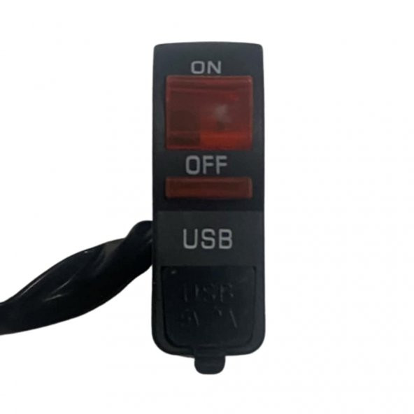 Far Açma Düğmesi Usb Işıklı Sarı (539350923)
