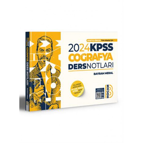 2024 KPSS Coğrafya Ders Notları Benim Hocam Yayınları