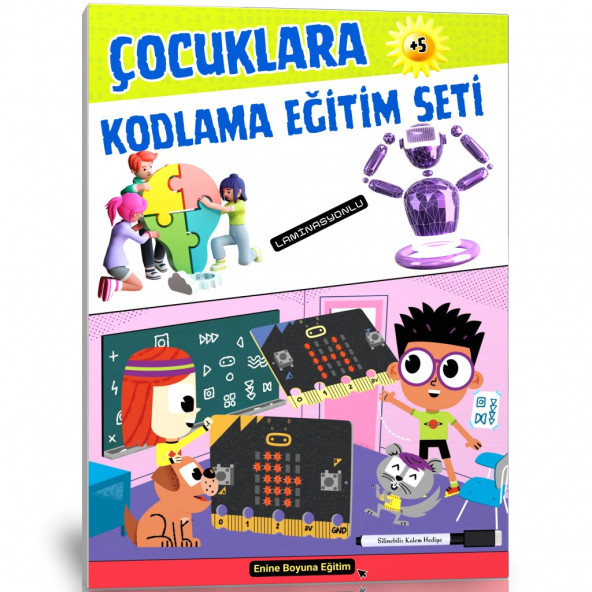 Çocuklara KODLAMA Eğitim Seti (Laminasyonlu Algoritma)