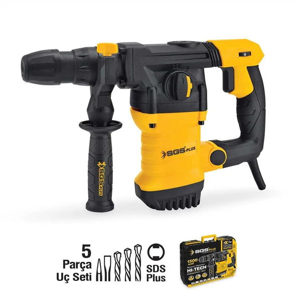 SGS KIRICI-DELİCİ MATKAP 1500 Watt (SDS PLUS) 5Kg