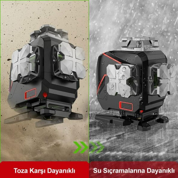 KOBB KBL36G 40 Metre Otomatik Hizalama Yeşil Lazer - Resim 12