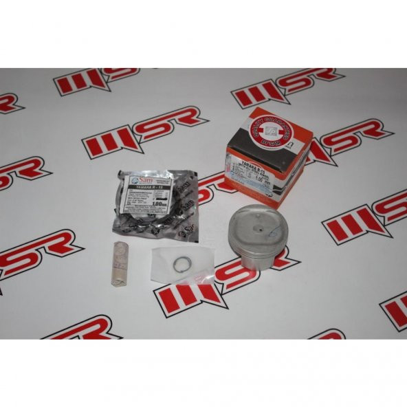 Yamaha R 125 Piston Kit 57 Mm 14P 0.25 Sam Değer 1-Değer 2
