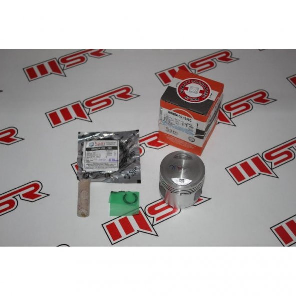 Cg 125 Piston Kit 0.25 Sam Değer 1-Değer 2