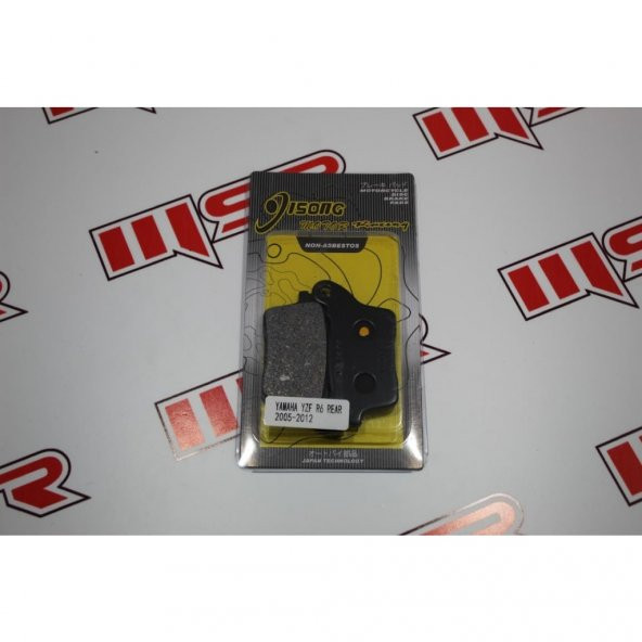 Yamaha Yzf R6 2005-2012 Disk Balata Arka Değer 1-Değer 2