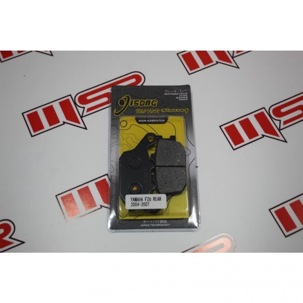 Yamaha Fz6 2004-2007 Disk Balata Arka Değer 1-Değer 2