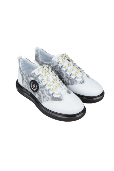 Cengiz İnler Desenli Bağcıklı Eva Taban Erkek Spor Ayakkabı - 3