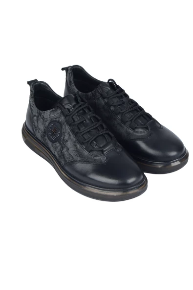 Cengiz İnler Desenli Bağcıklı Eva Taban Erkek Spor Ayakkabı - 6