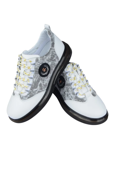 Cengiz İnler Desenli Bağcıklı Eva Taban Erkek Spor Ayakkabı - 4