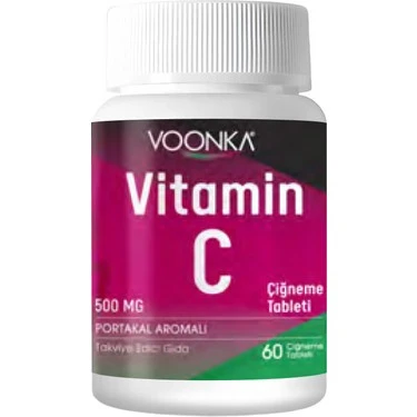 Voonka Vitamin C Çiğneme 60 Tablet