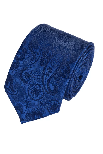 Cengiz İnler Jakarlı Şal Desenli Mendilli Mikrofiber Erkek Kravat