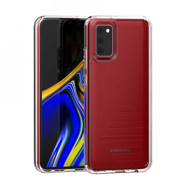 Samsung Galaxy A02S Uyumlu Kılıf Şeffaf Sert Sararmaz Coss Kapak