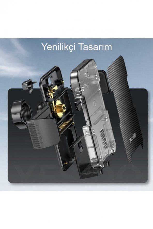 C173 Vakumlu 360 Derece Ayarlanabilir Araç İçi Telefon Tutucu - 6