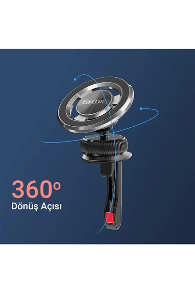 EH213 Izgara Klipsli Manyetik Mıknatıslı Magsafe Araç İçi Telefon Tutucu - 4