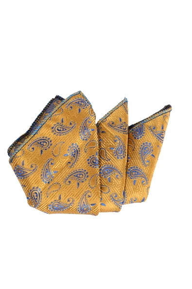 Cengiz İnler Şal Desenli Mendilli Mikrofiber Erkek Kravat ürün görseli 1