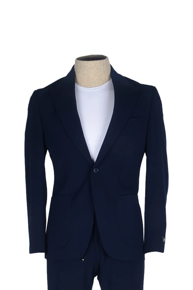 Cengiz İnler Kırlangıç Yaka Lycra Slim Fit Erkek Takım Elbise - 6