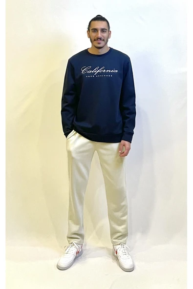 Erkek Rahat Kalıp Softech Polar Sweat Eşofman Altı SPR24EA71 ürün görseli 1