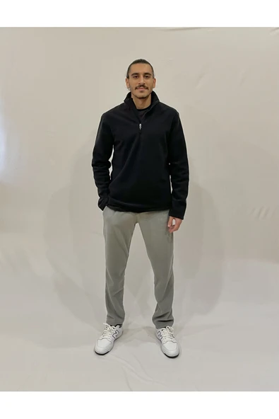 Erkek Rahat Kalıp Softech Polar Sweat Eşofman Altı SPR24EA71 - Resim 4