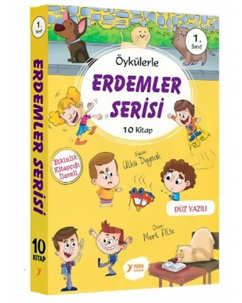1. Sınıf Öykülerle Erdemler Serisi 10 Kitap