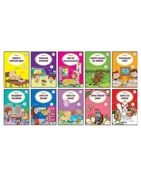 1. Sınıf Öykülerle Erdemler Serisi 10 Kitap - Resim 2