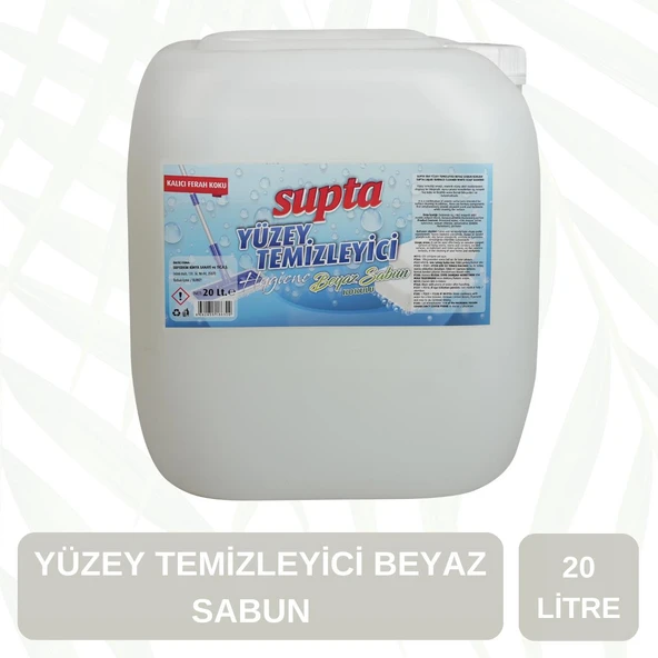 Supta Sıvı Yüzey Temizleyici Beyaz Sabun Kokulu 20 LT ürün görseli