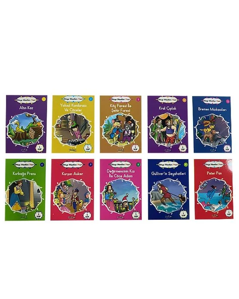 1. Sınıf Dünya Masallarından Seçmeler Seti 10 Kitap - Resim 2