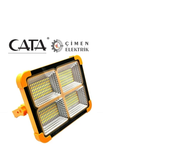 CATA CT-4698 200W Solar Led Projektör Taşınabilir