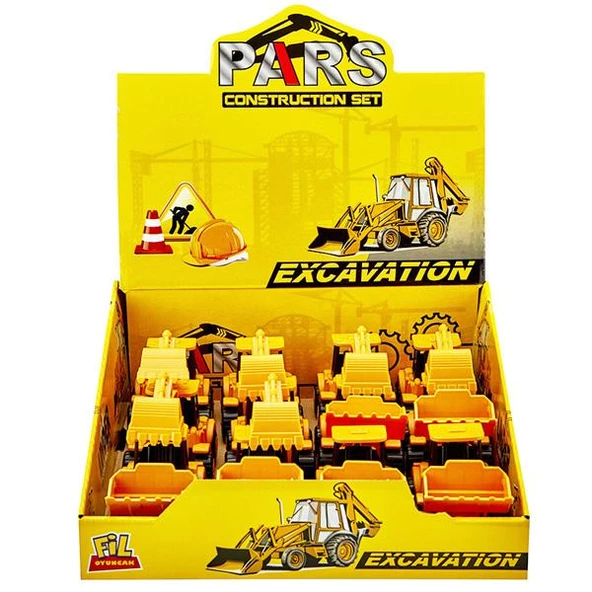 KEPÇE-DOZER SÜRTMELİ ARABA 12'Lİ STAND ürün görseli