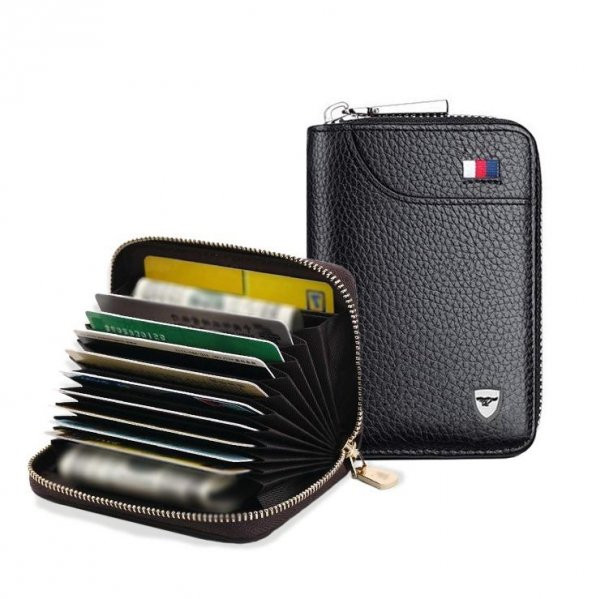 Septwolves Premium Seri Gerçek Deri-Kısa Erkek Cüzdan Kartlık