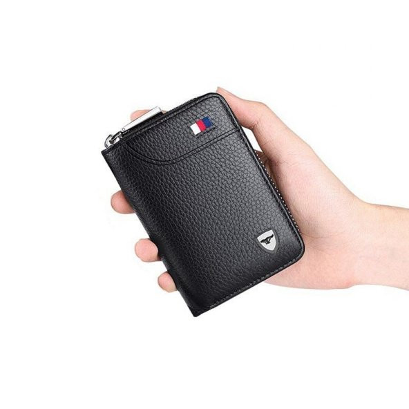 Septwolves Premium Seri Gerçek Deri-Kısa Erkek Cüzdan Kartlık - 3