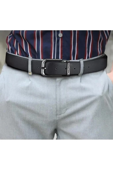 WILLIAM POLO PREMIUM SERİ HAKİKİ DERİ İTALYAN ERKEK KEMER - 3